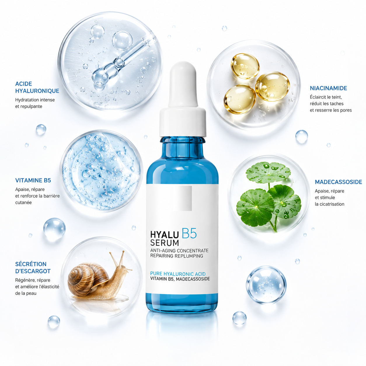 Sérum B5 — Acide Hyaluronique Anti-Âge