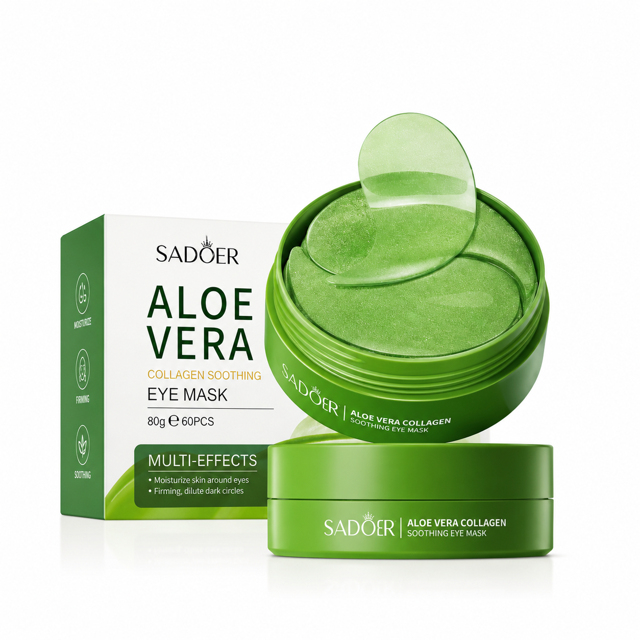 Patchs Yeux — Aloe Vera & Collagène